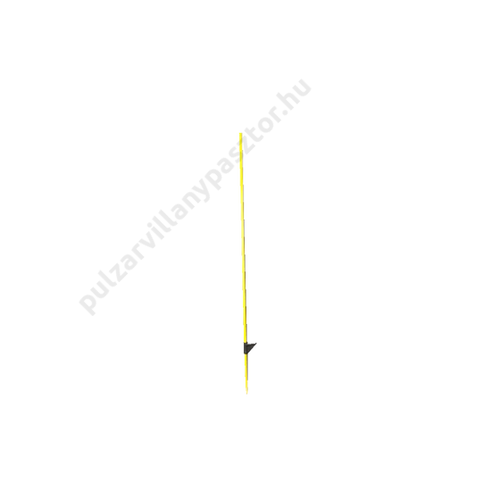 Üvegszálas Villanypásztor tartóoszlop sárga 124cm/12mm egy taposófüllel 10db/csomag WZ