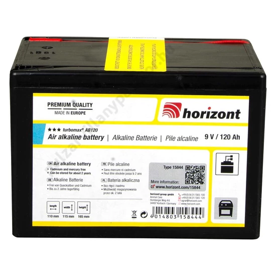 TURBOMAX AB120 szárazelem 9V/120Ah