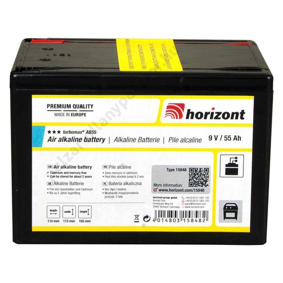 TURBOMAX AB55 szárazelem 9V/55Ah