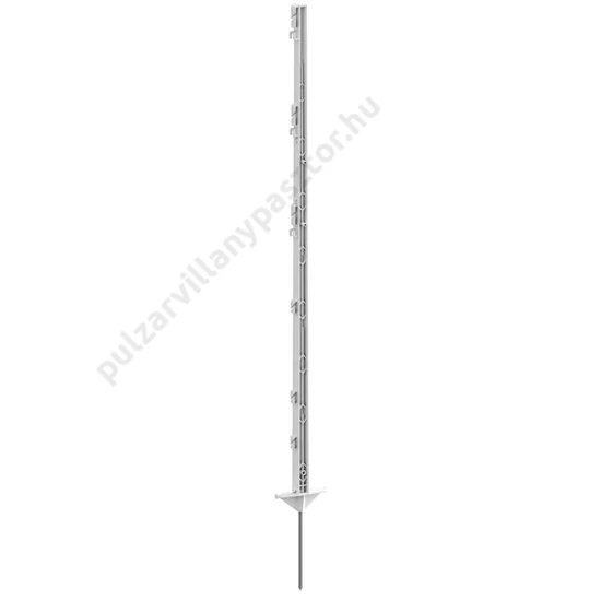 Classic műanyag villanypásztor tartóoszlop, fehér, 125 cm magas, 5 db/cs