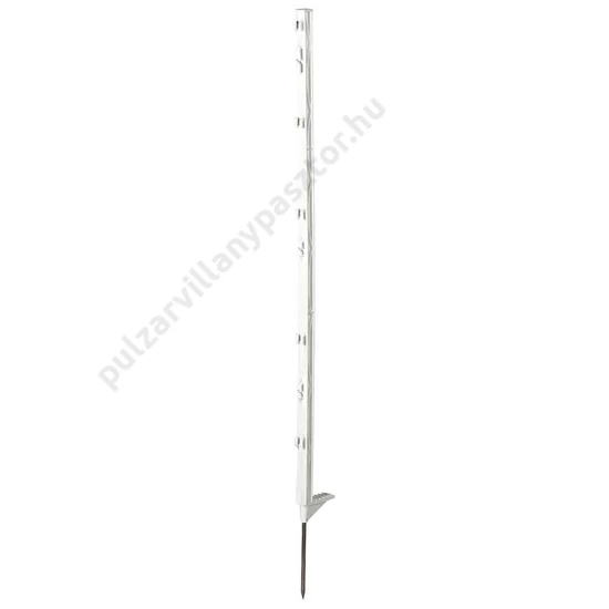 Classic műanyag villanypásztor tartóoszlop, fehér, 105 cm magas, 5 db/cs