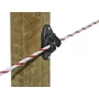 Kép 3/6 - Euro Cord 10, kordonszigetelő, vezetékhez és szalaghoz, csavarozható kivitel, 10 db/cs, fekete
