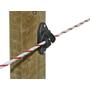 Kép 3/6 - Euro Cord 10, kordonszigetelő, vezetékhez és szalaghoz, csavarozható kivitel, 10 db/cs, fekete