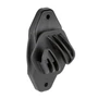 Kép 1/6 - Euro Cord 10, kordonszigetelő, vezetékhez és szalaghoz, csavarozható kivitel, 10 db/cs, fekete