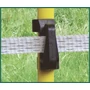 Kép 2/3 - Pótszigetelő ovális alakú üvegszálas tartóoszlophoz, 25 db/cs, fekete